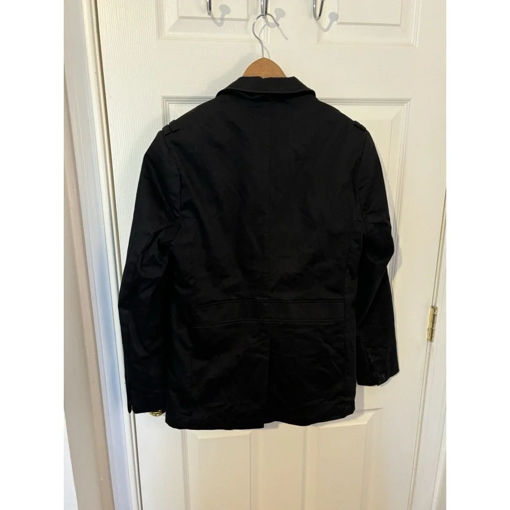 H & M Blazer Sport Coat 36R Regular Fit Black
